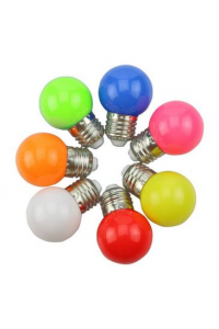 LED лампа G45 1.2W Е27 80LM червона LM705 гар.1рік 