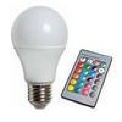 Світлодіодні  5W Е27 350LM 85-265V RGB пульт LM734 