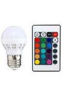 Світлодіодні  3W Е27 210LM 85-265V RGB пульт LM736 