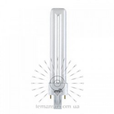 Лампа люмінесцентная  PLS  9W G23 6400K  LM3013 LEMANSO