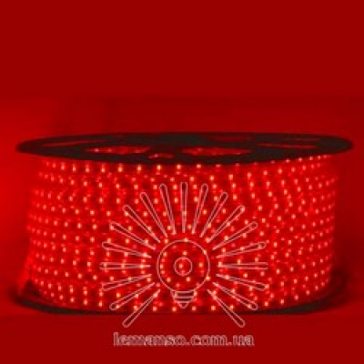 Дюралайт/стрічка 100м 220V 5W IP68 червона 60LED LM588 Дюралайт/стрічка 100м 220V 5W IP68 червона 60LED LM588