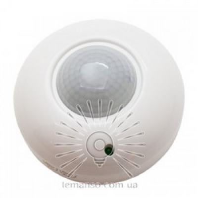 Датчик руху 120°/360° білий LM6321 LEMANSO Датчик руху 120°/360° білий LM6321 LEMANSO