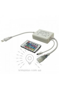 Контроллер для дюралайт RGB-стрічки з пультом 220V (24 ключи) LM9509 Контроллер для дюралайт RGB-стрічки з пультом 220V (24 ключи) LM9509