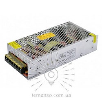 Блок живлення метал для стрічки 150W 12V IP20 199х98х42 LM822 Блок живлення метал для стрічки 150W 12V IP20 199х98х42 LM822