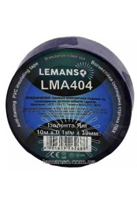 Ізоляційна стрічка 10м синя 0,10х19 Каучук Япl LMA404  LEMANSO