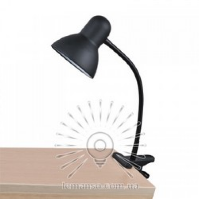 LMN097 Настільна лампа 60W Е27 прищіпка чорний LMN097 Настільна лампа 60W Е27 прищіпка чорний
