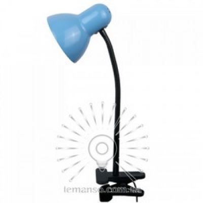 LMN097 Настільна лампа 60W Е27 прищіпка синій LMN097 Настільна лампа 60W Е27 прищіпка синій