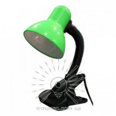 Лампа настільна 60W Е27 LMN095 прищіпка салатова Лампа настільна 60W Е27 LMN095 прищіпка салатова