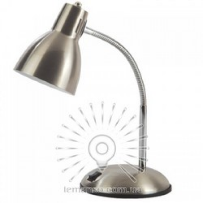 LMN098 Настільна лампа 60W E27 срібна з вимикачем LMN098 Настільна лампа 60W E27 срібна з вимикачем
