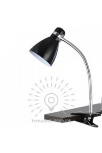 LMN103 Настільна лампа 60W E27 чорна з вимикачем