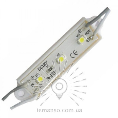Світлодіодні модулі 12V 0,80W білий (двосторонній скотч) IP65 LR104 
