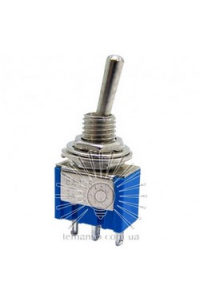 Тумблер LSW28 3pin малий 3 полож. з фікс.