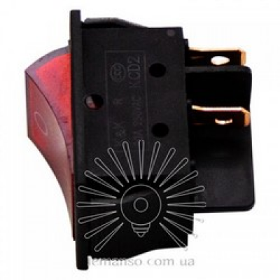 Перемикач LSW31 30А 4pin з під. червоний Перемикач LSW31 30А 4pin з під. червоний