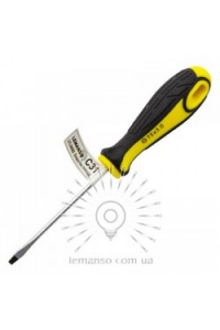 Викрутка плоска 3х75 жовто-чорна LEMANSO LTL30002 