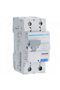 Диф.авт.вимикач 1+N, 20А,30mA,C 6kA hager Диф.авт.вимикач 1+N, 20А,30mA,C 6kA hager