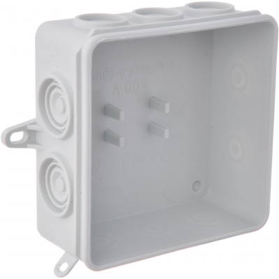 Коробка, IP 54 для зовнішнього монтажу; розміри  85х85х40мм КА8130 (60шт/уп)