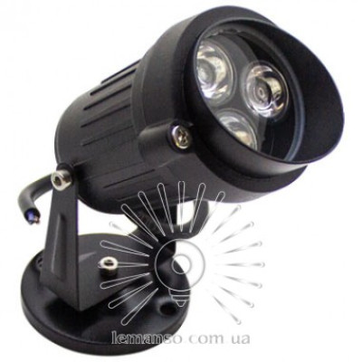 Світильник садовий 3ж1W 270LM 85-265V RGB IP54 RGB чорний LM15 Світильник садовий 3ж1W 270LM 85-265V RGB IP54 RGB чорний LM15