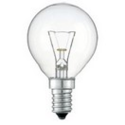 Лампа розжар. PHILIPS P-45 60W Е14 прозора куля АКЦІЯ Лампа розжар. PHILIPS P-45 60W Е14 прозора куля АКЦІЯ