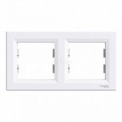 Рамка 2-м гориз. біла. Аsfora Schneider Electric