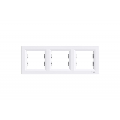 Рамка 3-м гориз. біла. Аsfora Schneider Electric