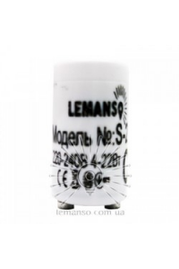 Стартер Lemanso 220V 4-22W S-2 LEMANSO Стартер Lemanso 220V 4-22W S-2 LEMANSO