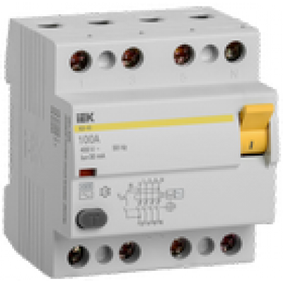Пристрій зах. відкл. SB-L9M 4P 100A 30mA Tип AC 6kA УEK АКЦІЯ Пристрій зах. відкл. SB-L9M 4P 100A 30mA Tип AC 6kA УEK АКЦІЯ