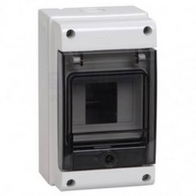 Корпус пласт. КМПн- 4 мод. 1ряд навісний 190х110х104 IP66 Корпус пласт. КМПн- 4 мод. 1ряд навісний 190х110х104 IP66
