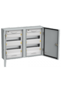 Корпус металевий ЩРн-2х24з-1 (48) IP54 "UNIVERSAL" Корпус металевий ЩРн-2х24з-1 (48) IP54 "UNIVERSAL"