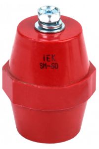 Ізолятор SM60 М8 силовий з болтом UEС