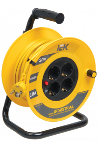 Катушка УК20 з т/з 4 місця 2Р+PЕ/20м 3х1,5 мм2 "Industrial"