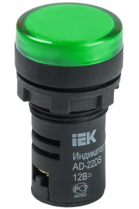Лампа AD-22DS LED-матриця d22мм зелений 230B IEK СМ  ТАКИР