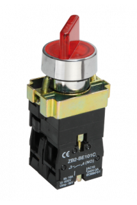 Перемикач LAY5-BK2465 2 положення червоний IEK