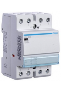 Контактор 40A, 4HВ, 230V, Hager Контактор 40A, 4HВ, 230V, Hager