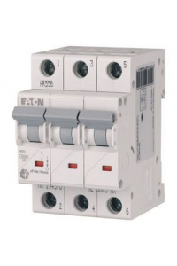 Вимикач авт. 3-п 20A C 4,5кА EATON HL-C20/3 Вимикач авт. 3-п 20A C 4,5кА EATON HL-C20/3