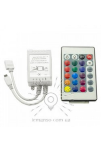 Контроллер для св/стрічки RGB з пультом 12V 72W (24 ключи)/ LM9503 Контроллер для св/стрічки RGB з пультом 12V 72W (24 ключи)/ LM9503