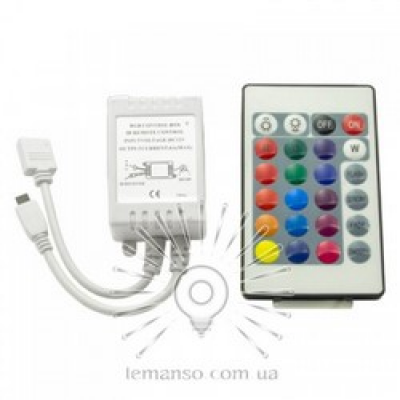 Контроллер для св/стрічки RGB з пультом 12V 72W (24 ключи)/ LM9503