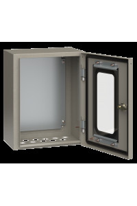 Корпус метал. ЩМП- 1-0 У2 395х310х220 IP54 з прозор. дверц. IEK