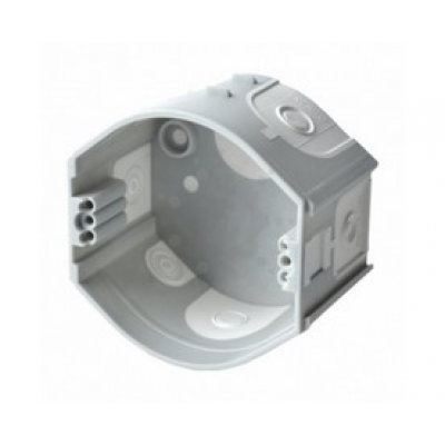Коробка приладова,  з'єднуються між собою; ПВХ; сіра; Ø73х45мм KP 68/D_KA