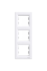 Рамка 3-м вертик. біла. Аsfora Schneider Electric