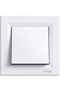 Вимикач 1-клавіш, IP44білий , Asfora Schneider Electric