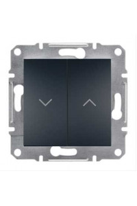 Вимикач для жалюзі антрацит Аsfоra Schneider Electric