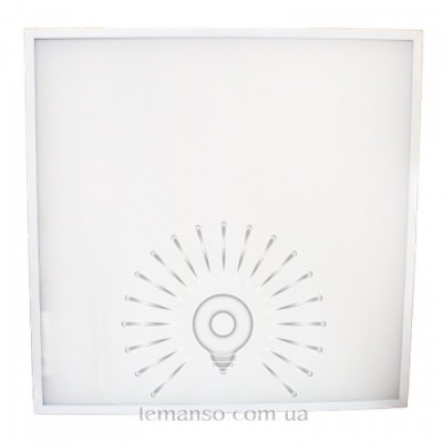 Панель LED 72W наруж+врізна квадрат 6480LM 6500K (скло опал) LM1083 LEMANSO