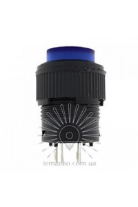 Кнопка LSW13  кругла синя з LED підсвіт 