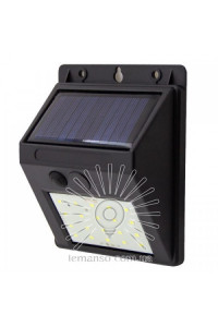 Підсвітка для стіни LED 4W 80LM IP65 6500K с фотоелементом та солн. батар. / LM33007 с акку Підсвітка для стіни LED 4W 80LM IP65 6500K с фотоелементом та солн. батар. / LM33007 с акку