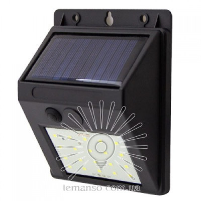 Підсвітка для стіни LED 4W 80LM IP65 6500K с фотоелементом та солн. батар. / LM33007 с акку Підсвітка для стіни LED 4W 80LM IP65 6500K с фотоелементом та солн. батар. / LM33007 с акку
