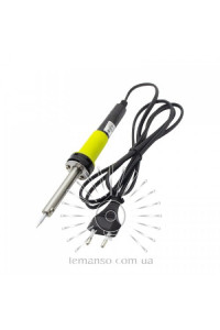 Паяльник 40W ручка чорно-жовта LM9125 LEMANSO Паяльник 40W ручка чорно-жовта LM9125 LEMANSO