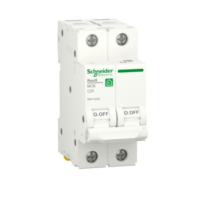 АВТ ВИМ RESI9 6kA 2P 20A C Schneider Electric 