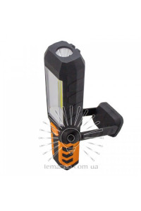 Ліхтарик COB 3W + 3W LED + 3RED LED з магнітом та аккум. 1800mah / LMF9314 чорний Ліхтарик COB 3W + 3W LED + 3RED LED з магнітом та аккум. 1800mah / LMF9314 чорний