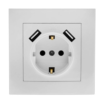 Розетка с USB портами RS16-472 Розетка с USB портами RS16-472