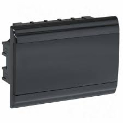 Бокс ЩРВ-П-12 модулів вбудований.пластик IP41 PRIME чорні двері Бокс ЩРВ-П-12 модулів вбудований.пластик IP41 PRIME чорні двері